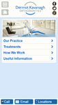 Mobile Screenshot of dermotkavanaghorthodontics.com